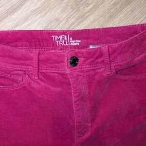 Time and Tru Pink Corduroy Pants